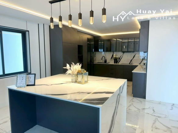 #3543 Large detached renovated modern Pool Villa in gated compound