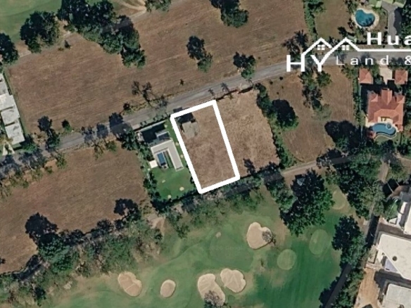 #B6 – 1rai part stone walled plot beside the fairway at Phoenix Golf, Pattaya