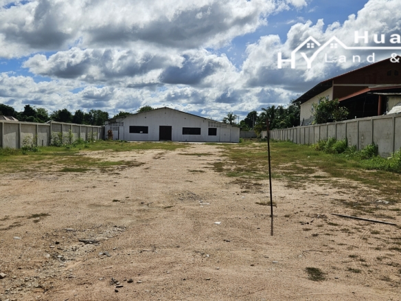 #1814 2rai Walled Land   + Substantial Commercial Building on Main Road