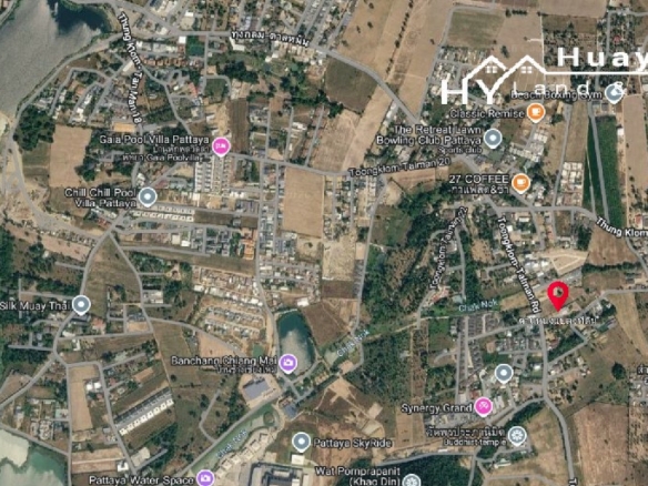 #1814 2rai Walled Land   + Substantial Commercial Building on Main Road