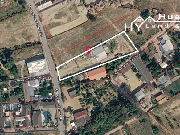 #1814 2rai Walled Land   + Substantial Commercial Building on Main Road