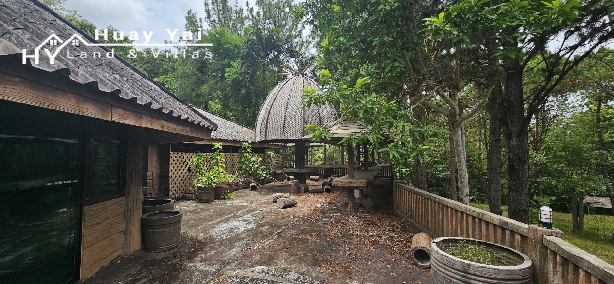#3561 Eco Resort / Rural Development Land | 27.54 rai of rolling jungle in Sri Racha District.  Nightly Light Show!