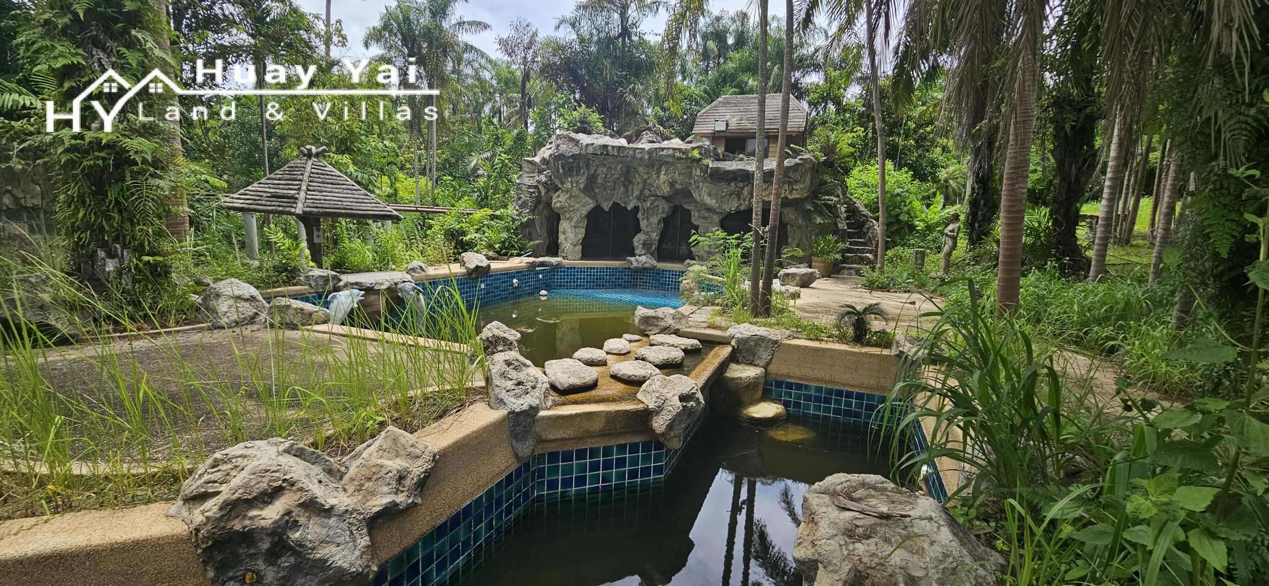 #3561 Eco Resort / Rural Development Land | 27.54 rai of rolling jungle in Sri Racha District.  Nightly Light Show!