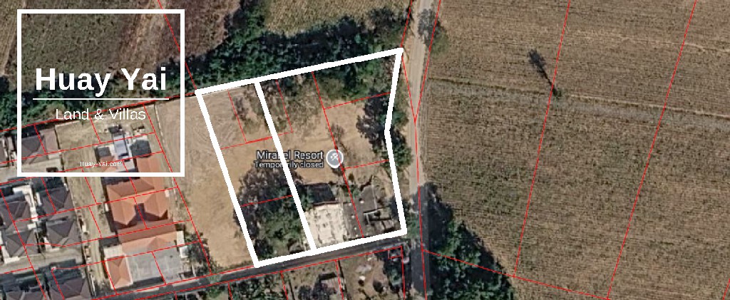 #1828  Walled Development Land + Large Building| Thung Klom-Tan Man | East Pattaya