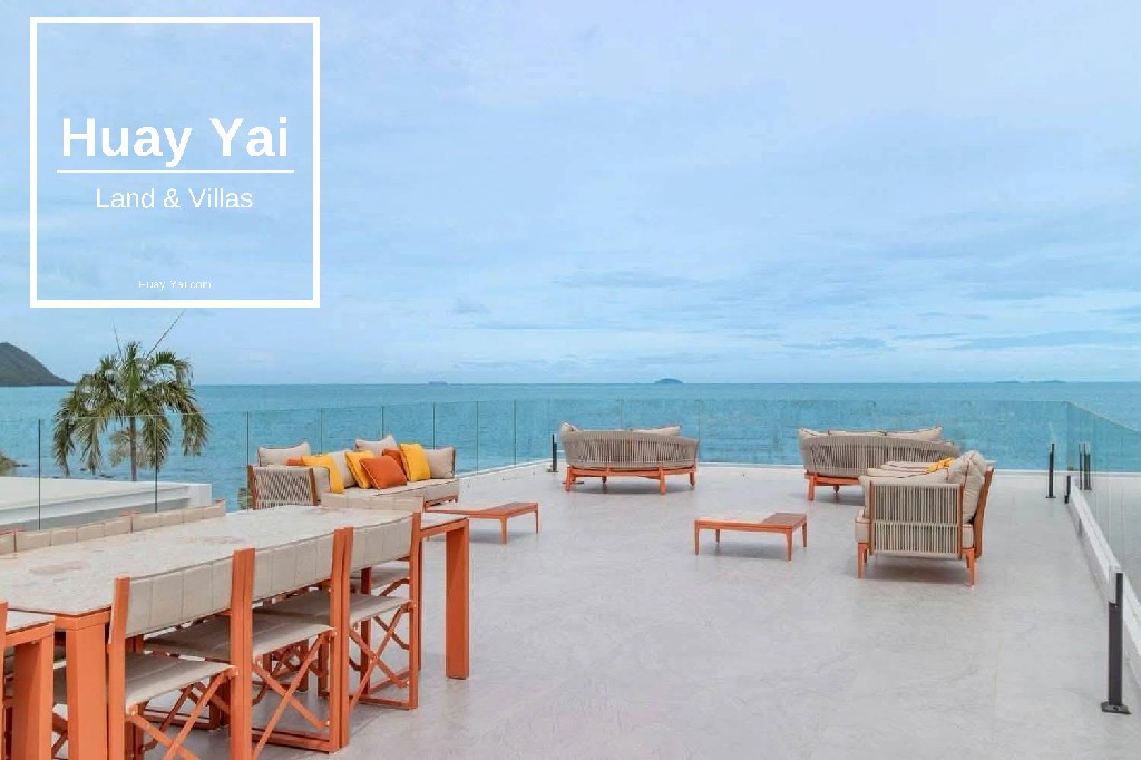 #3570  Ultra-Luxury Beachfront Villa for Rent | Pattaya