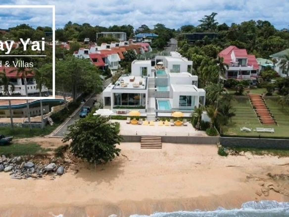 #3570  Ultra-Luxury Beachfront Villa for Rent | Pattaya